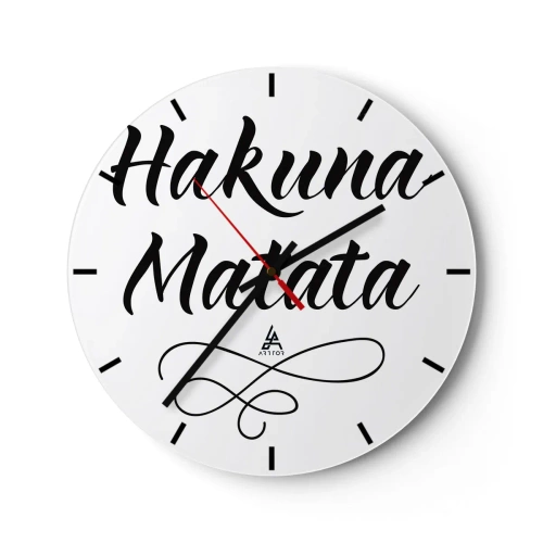 Horloge murale - Pendule murale - Le meilleur conseil - 40x40 cm