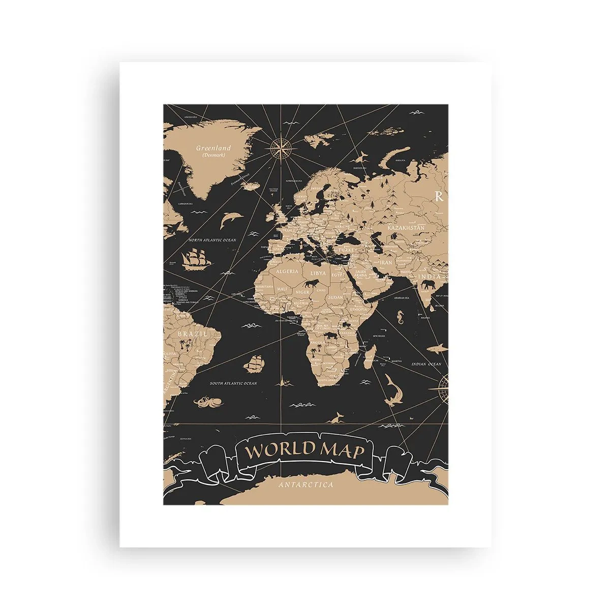 Affiche - Poster - Les limites de mon monde - 30x40 cm
