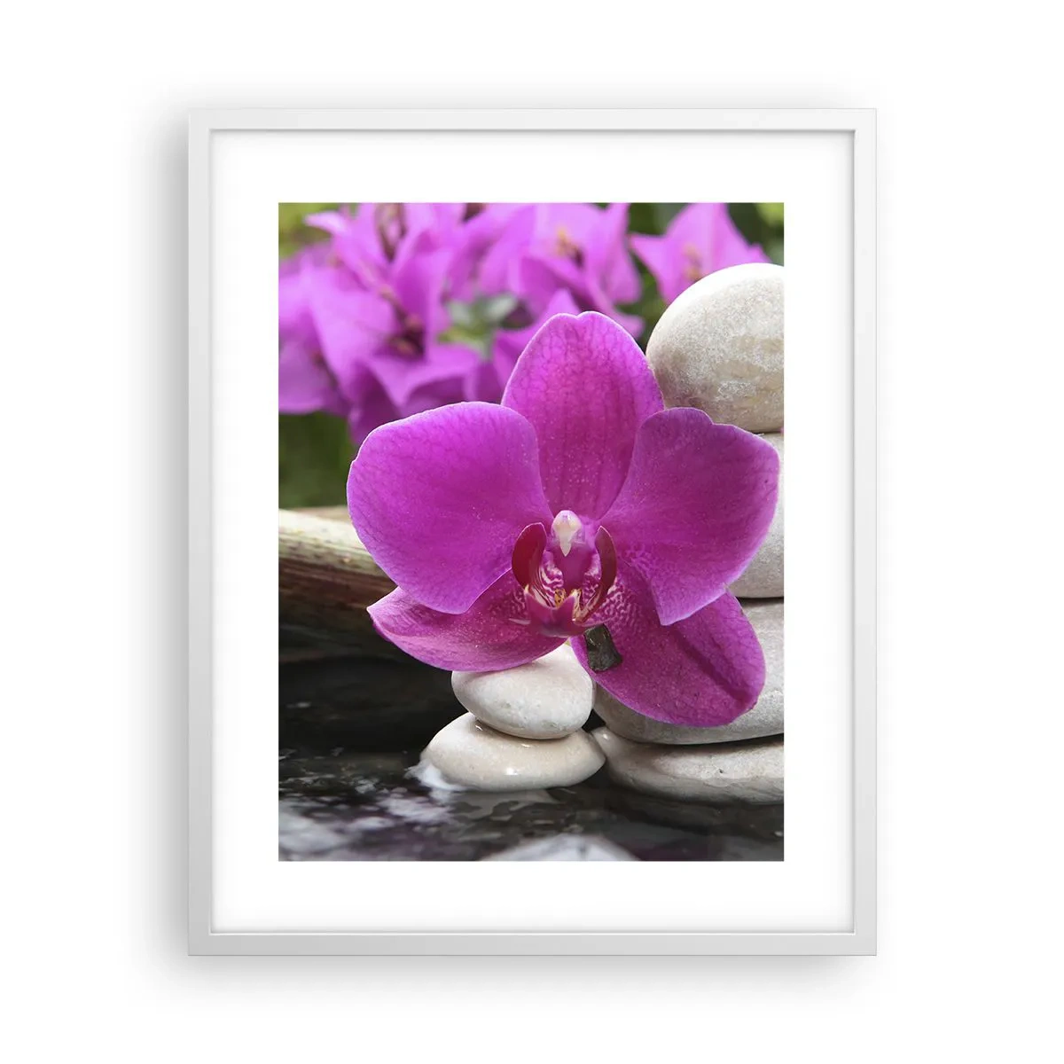 Affiche dans un cadre blanc - Poster - Tu te reposes déjà - 40x50 cm