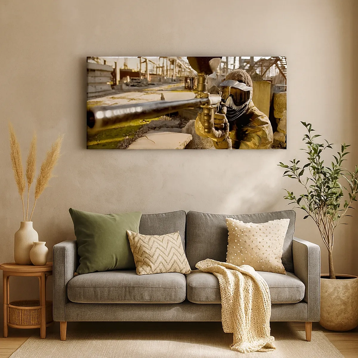 Impression sur toile - Image sur toile - Et vous pouvez devenir un héros - 30x30 cm