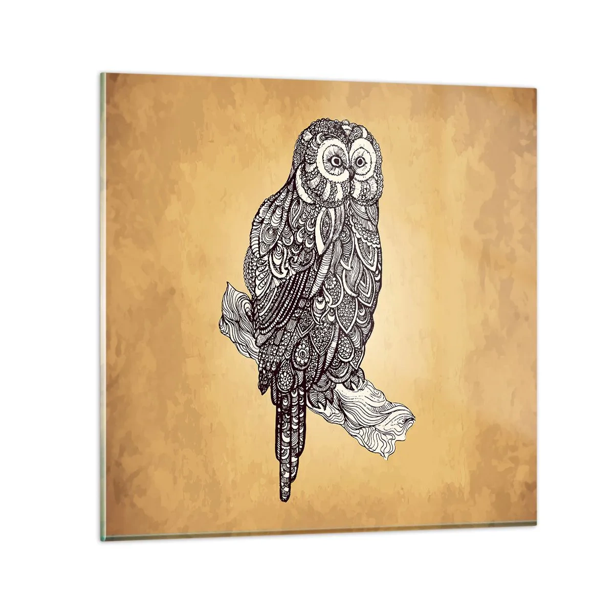 Impression sur verre - Image sur verre - Ornements complexes de sagesse - 30x30 cm