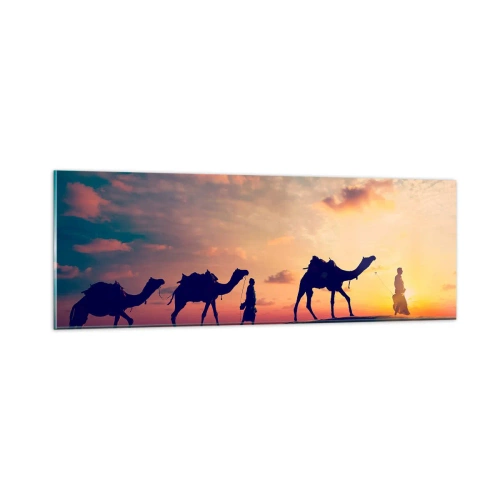 Impression sur verre - Image sur verre - L'esprit mystérieux de l'Orient - 90x30 cm