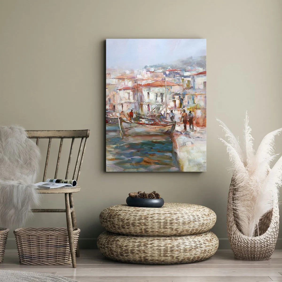 Impression sur toile - Image sur toile - Vacances pastelles - 45x80 cm