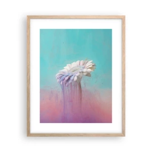 Affiche dans un chêne clair - Poster - Le monde souterrain des fleurs - 40x50 cm