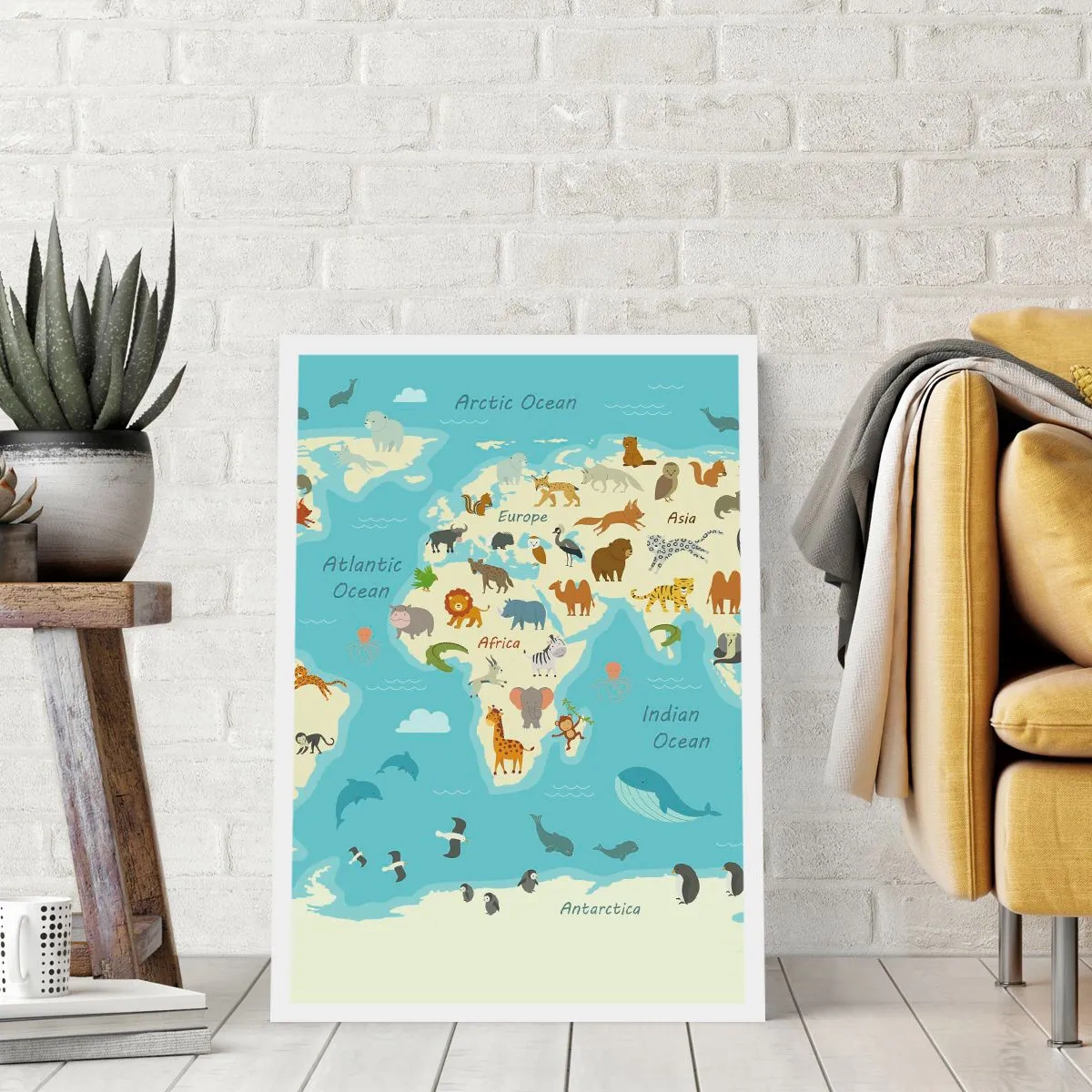 Affiche - Poster - De bons voisins - 40x50 cm