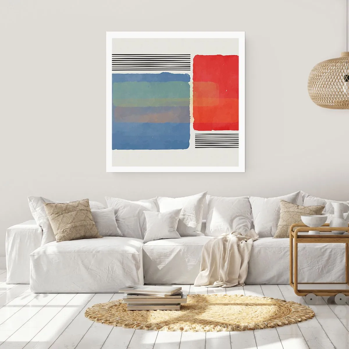 Affiche - Poster - Esprit et lettre de la géométrie - 40x40 cm