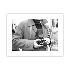 Affiche - Poster - Dans un style rétro - 40x30 cm