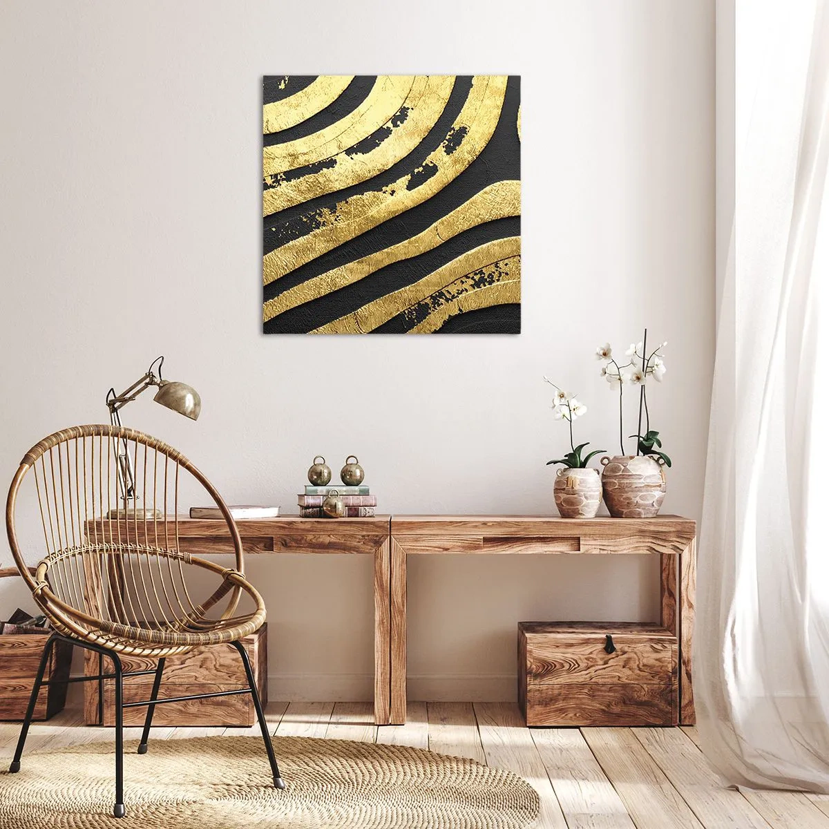Impression sur toile - Image sur toile - Tout coule - 40x40 cm