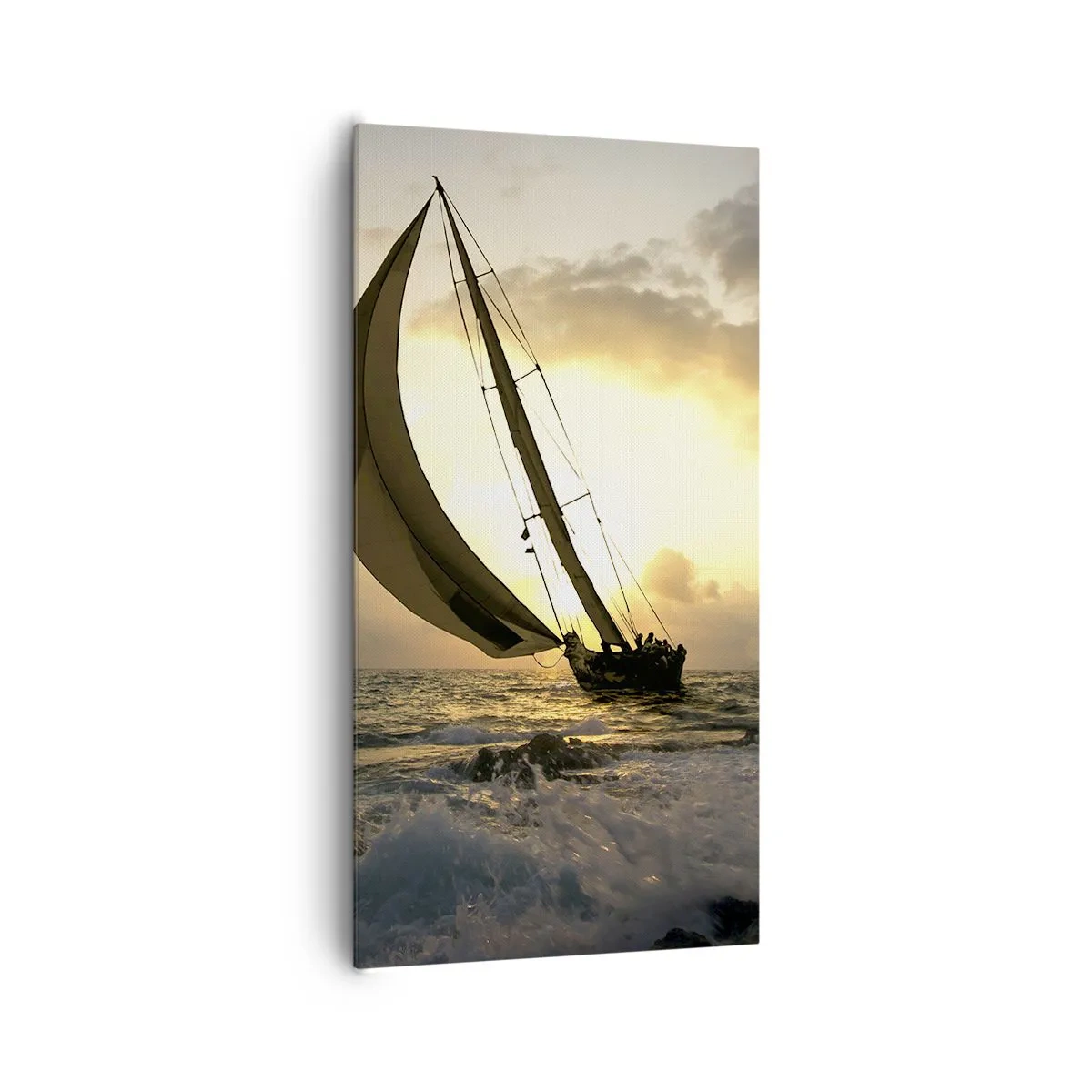 Impression sur toile - Image sur toile - Avec le vent et contre le vent - 65x120 cm