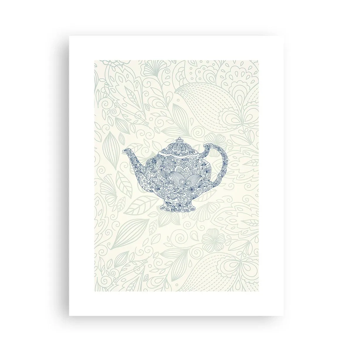 Affiche - Poster - Le charme du thé - 30x40 cm