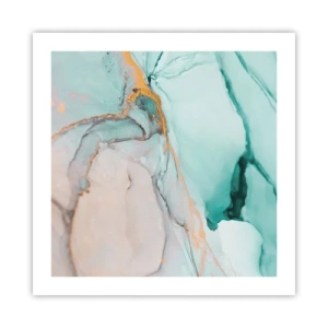 Affiche - Poster - Danse des formes et des couleurs - 50x50 cm