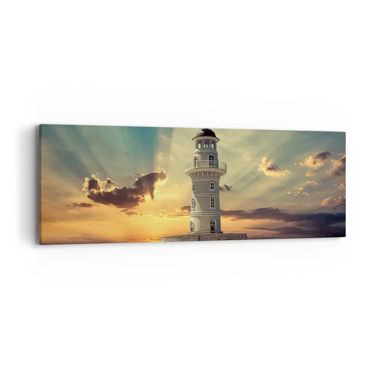 Impression sur toile - Image sur toile - Lumière - Bonté - Beauté - 90x30 cm