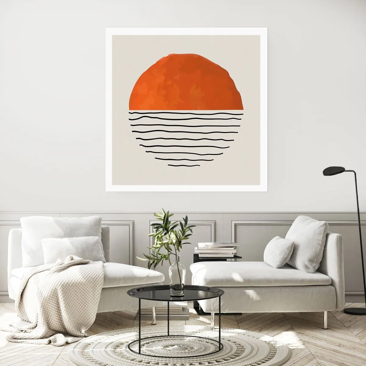 Affiche - Poster - Dans un climat japonnais - 30x30 cm