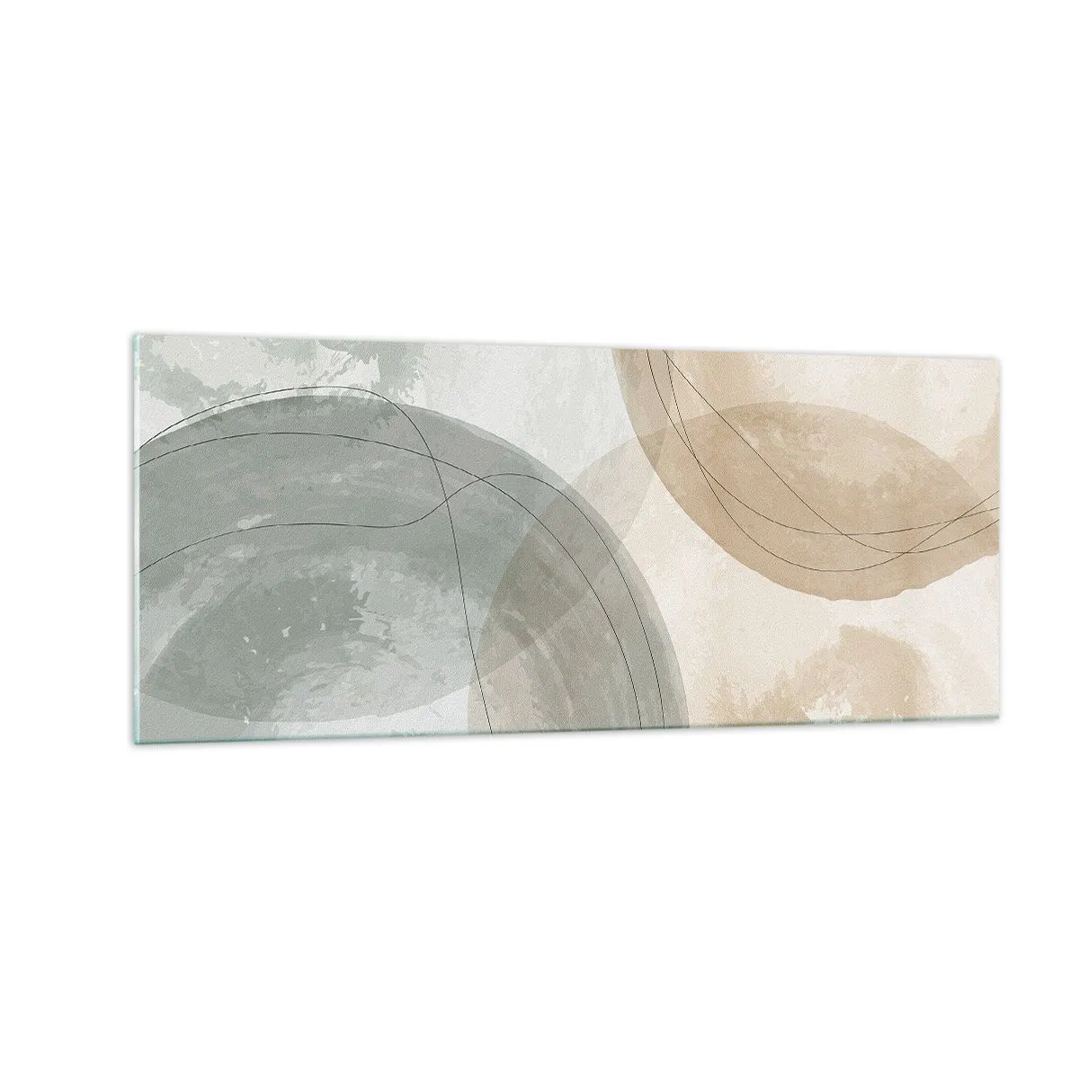 Impression sur verre - Image sur verre - Mondes pénétrants - 100x40 cm