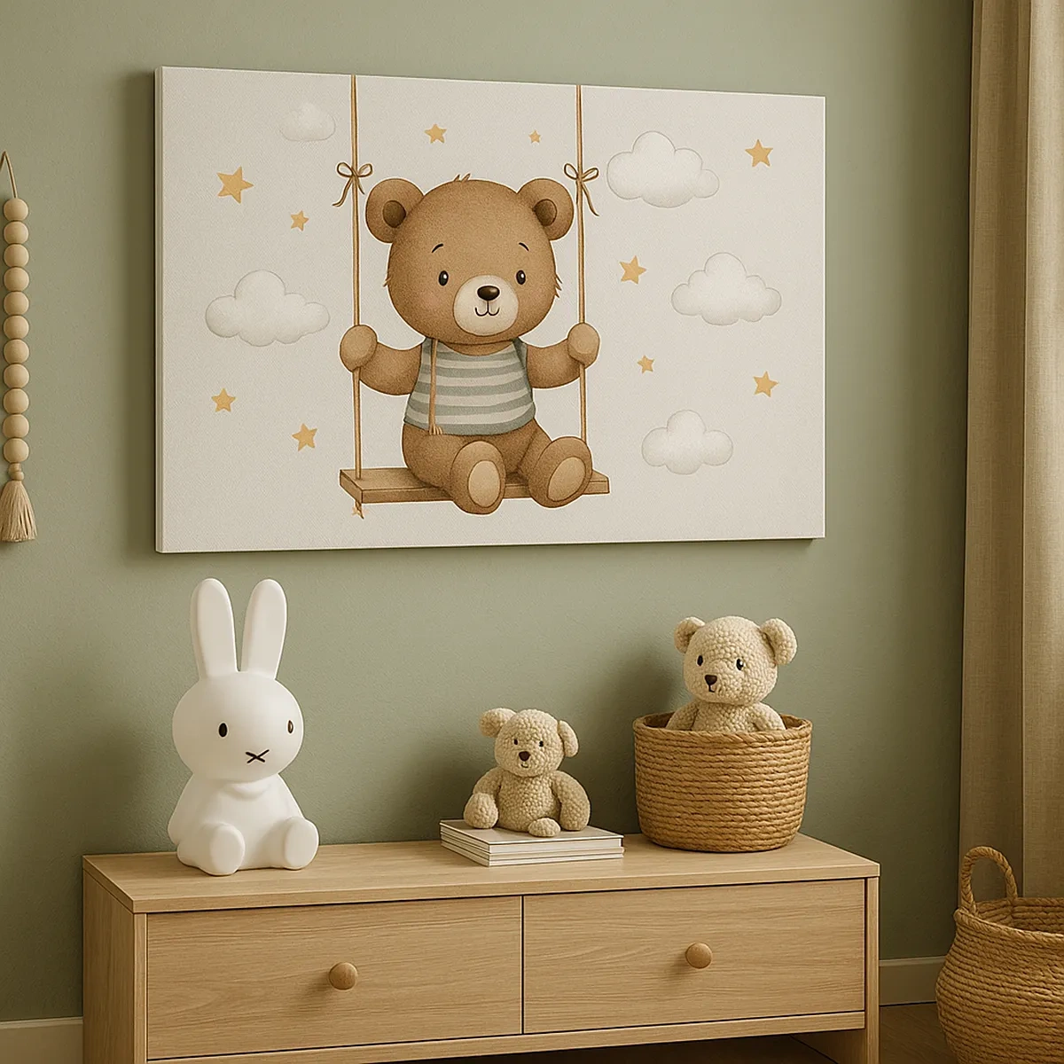 Impression sur toile - Image sur toile - Course vers la lumière - 30x30 cm