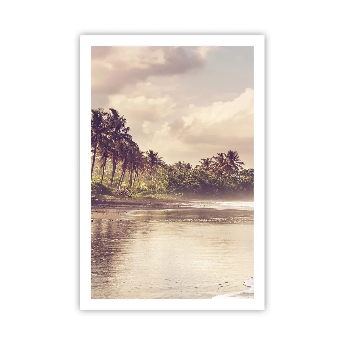 Affiche - Poster - La caresse des vagues - 61x91 cm