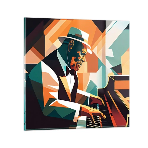 Impression sur verre - Image sur verre - C’est tout le jazz - 70x70 cm