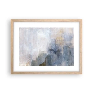 Affiche dans un chêne clair - Poster - Tonalités et accords de couleur - 40x30 cm