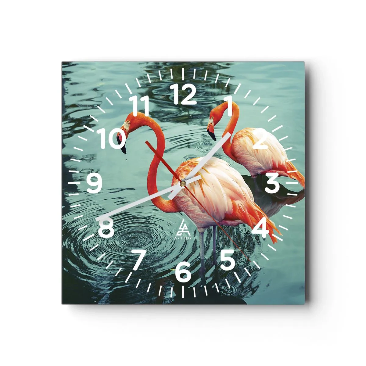 Horloge murale - Pendule murale - Nous sommes à la mode maintenant - 40x40 cm