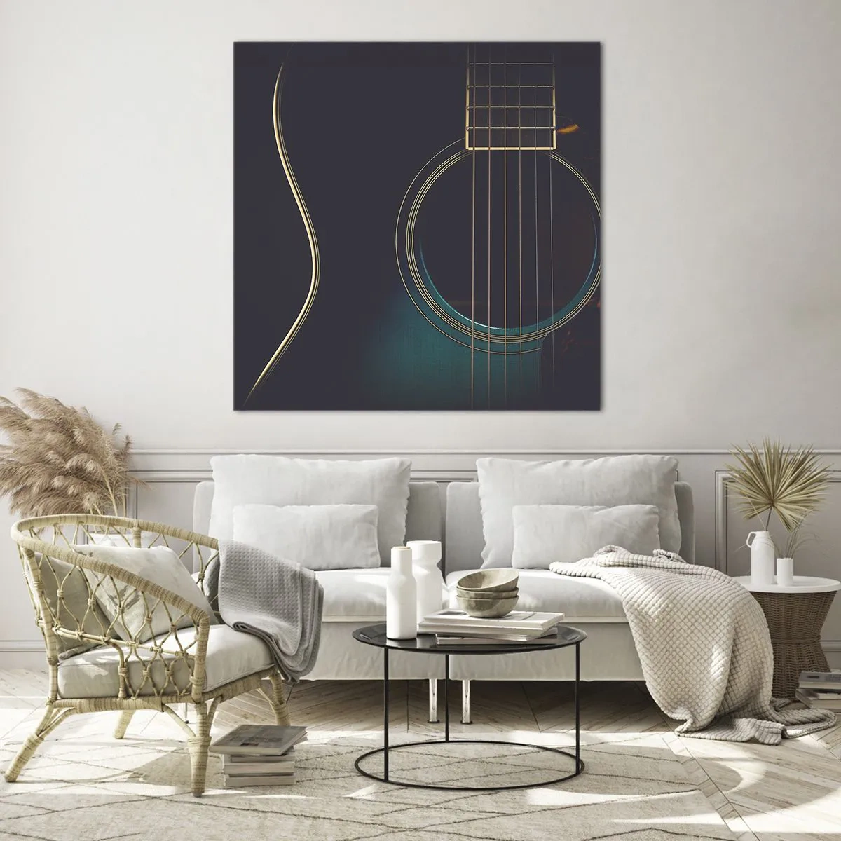 Impression sur verre - Image sur verre - Le calme avant la tempête - 60x60 cm