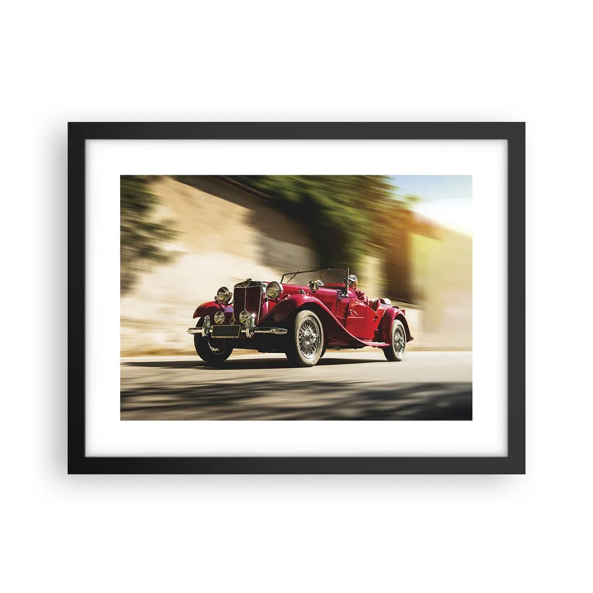 Affiche dans un cadre noir - Poster - Plus belle que Nike de Samothrace - 40x30 cm