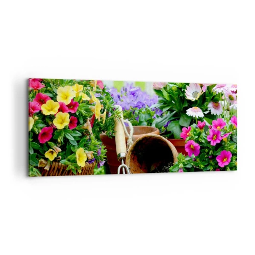 Impression sur toile - Image sur toile - Le jardin de Zosia - 100x40 cm