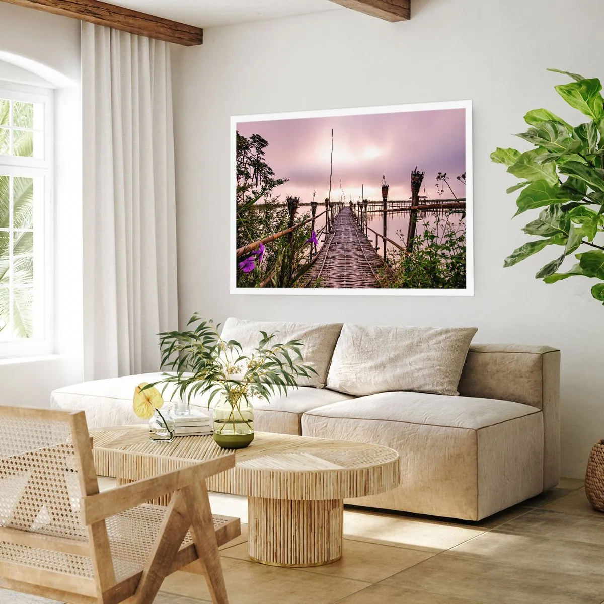 Affiche - Poster - Le silence et le calme d'Asie - 40x30 cm