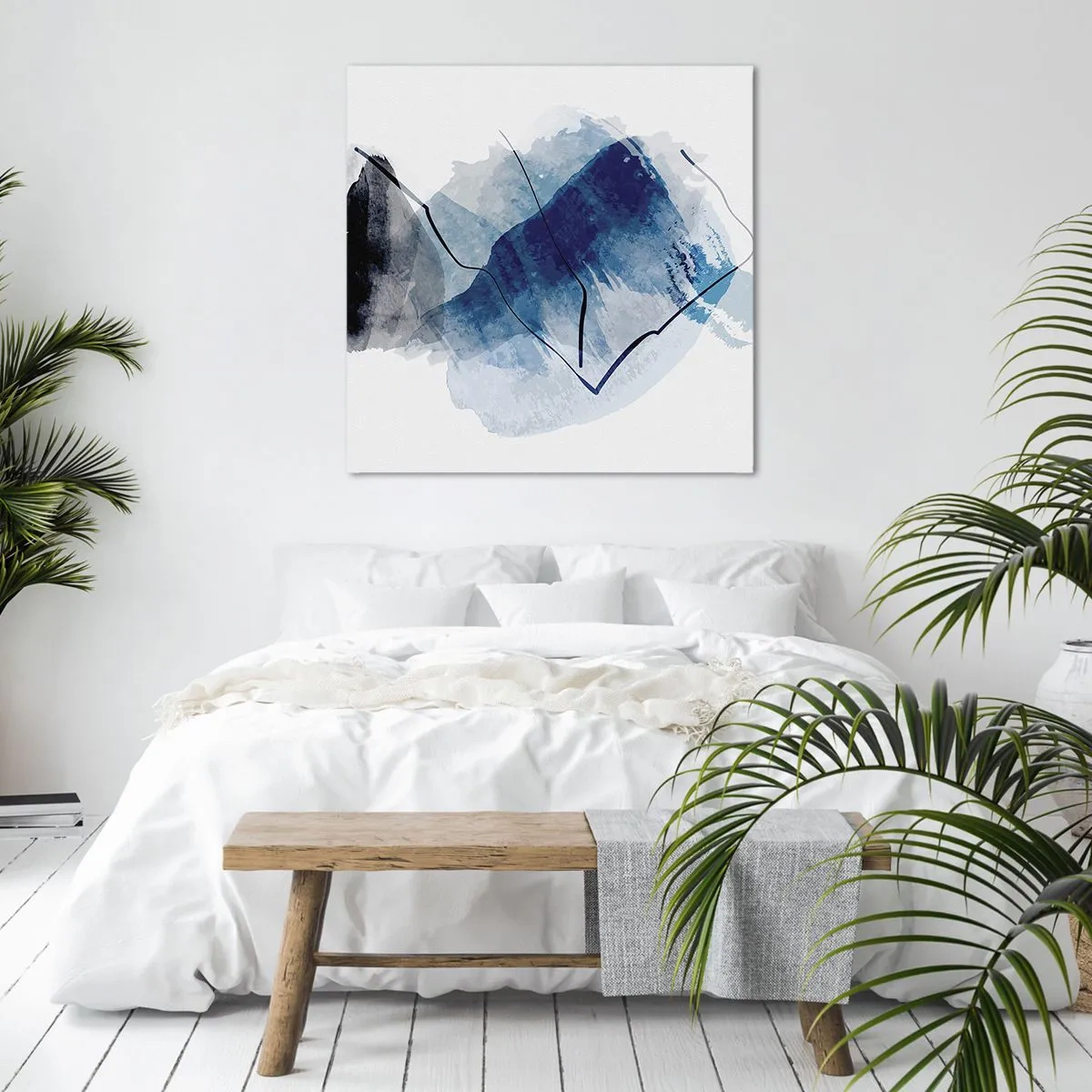 Impression sur toile - Image sur toile - Montagne de glace - 30x30 cm