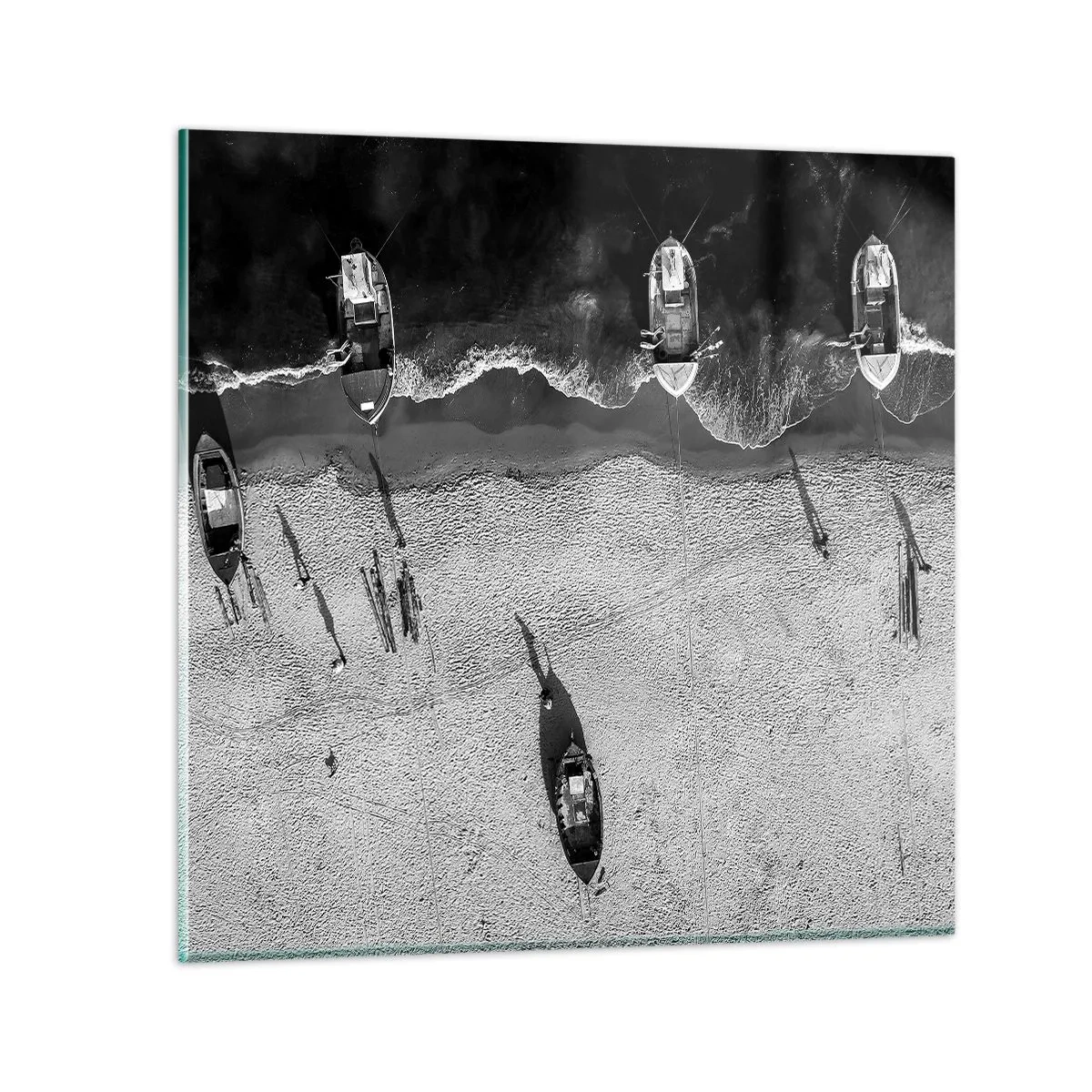 Impression sur verre - Image sur verre - Toujours sur le rivage… - 50x50 cm