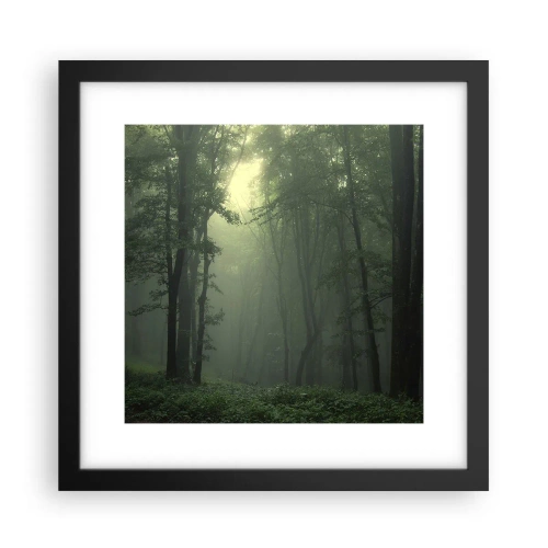 Affiche dans un cadre noir - Poster - Avant qu'il ne se réveille - 30x30 cm