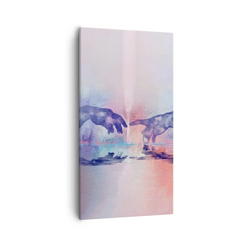 Impression sur toile - Image sur toile - Divine étincelle de vie - 55x100 cm