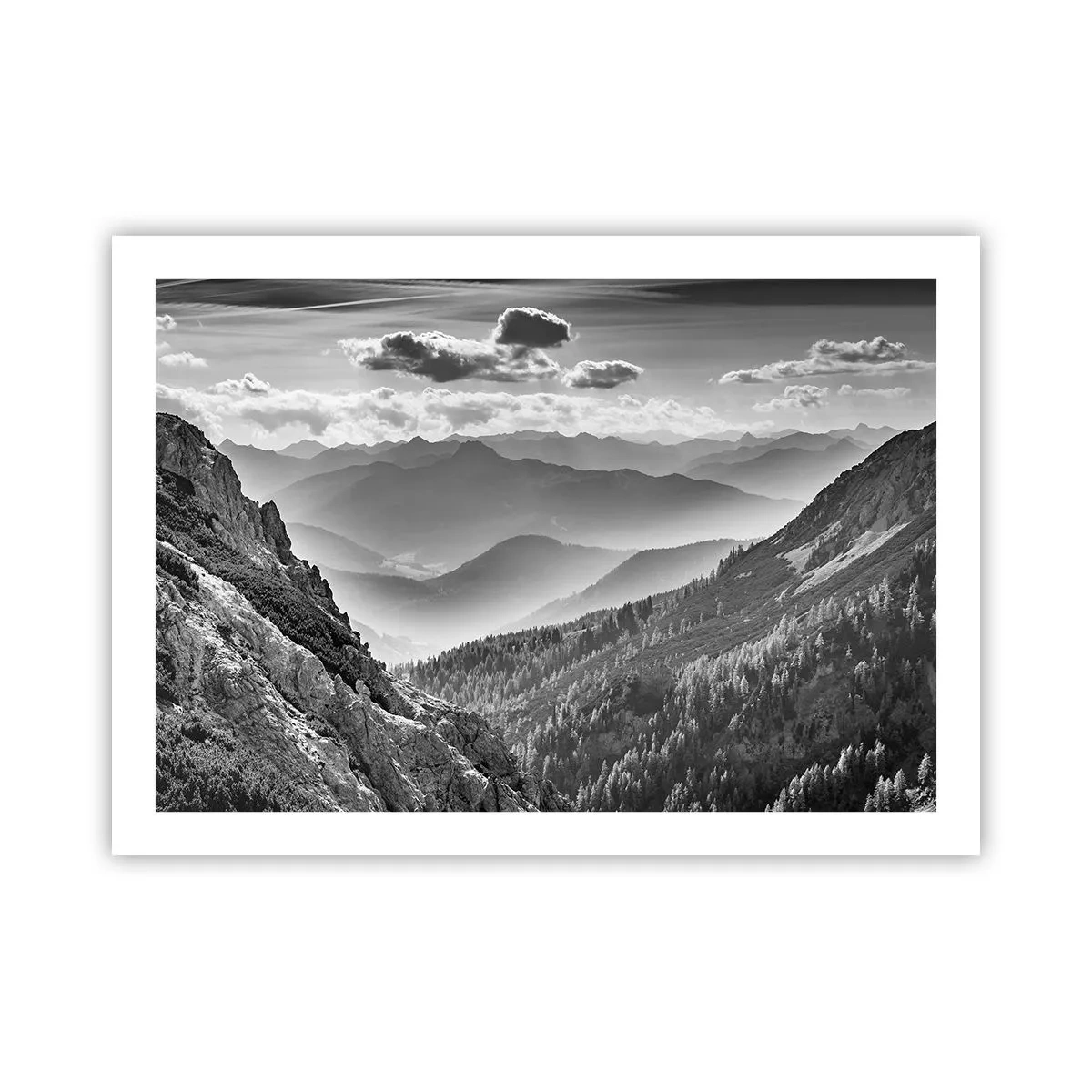 Affiche - Poster - Jusqu'à l'horizon - 70x50 cm