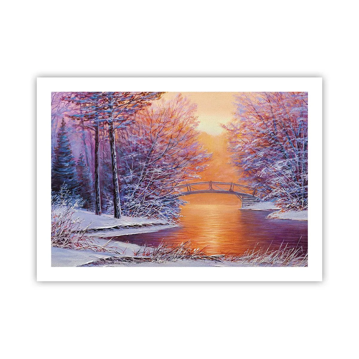 Affiche - Poster - On se rencontre ici - 70x50 cm