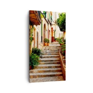 Impression sur toile - Image sur toile - Le charme des vacances espagnoles - 45x80 cm