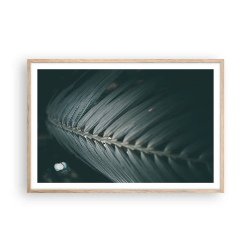 Affiche dans un chêne clair - Poster - Précision de la nature - 91x61 cm