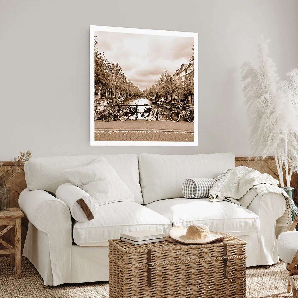 Affiche - Poster - Ambiance hollandaise - 60x60 cm