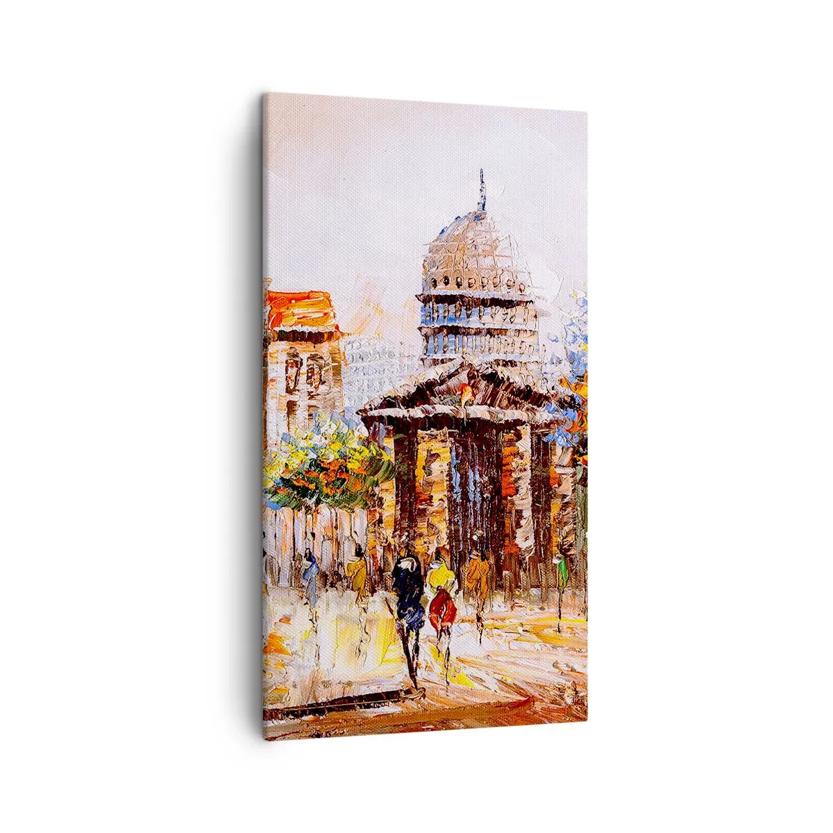 Impression sur toile - Image sur toile - Promenade à Paris - 45x80 cm