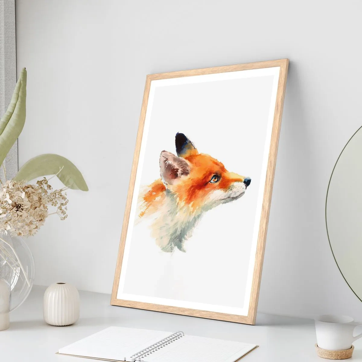 Affiche dans un chêne clair - Poster - Vous ne pouvez jamais être trop prudent - 70x100 cm