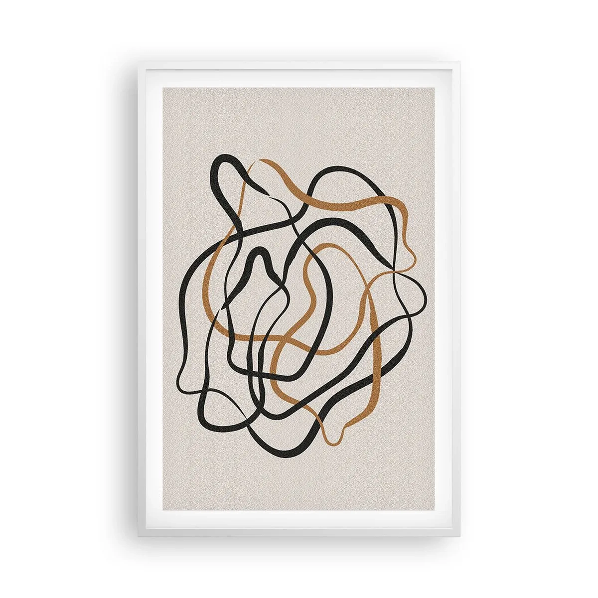 Affiche dans un cadre blanc - Poster - Tout s'est mal déroulé - 61x91 cm