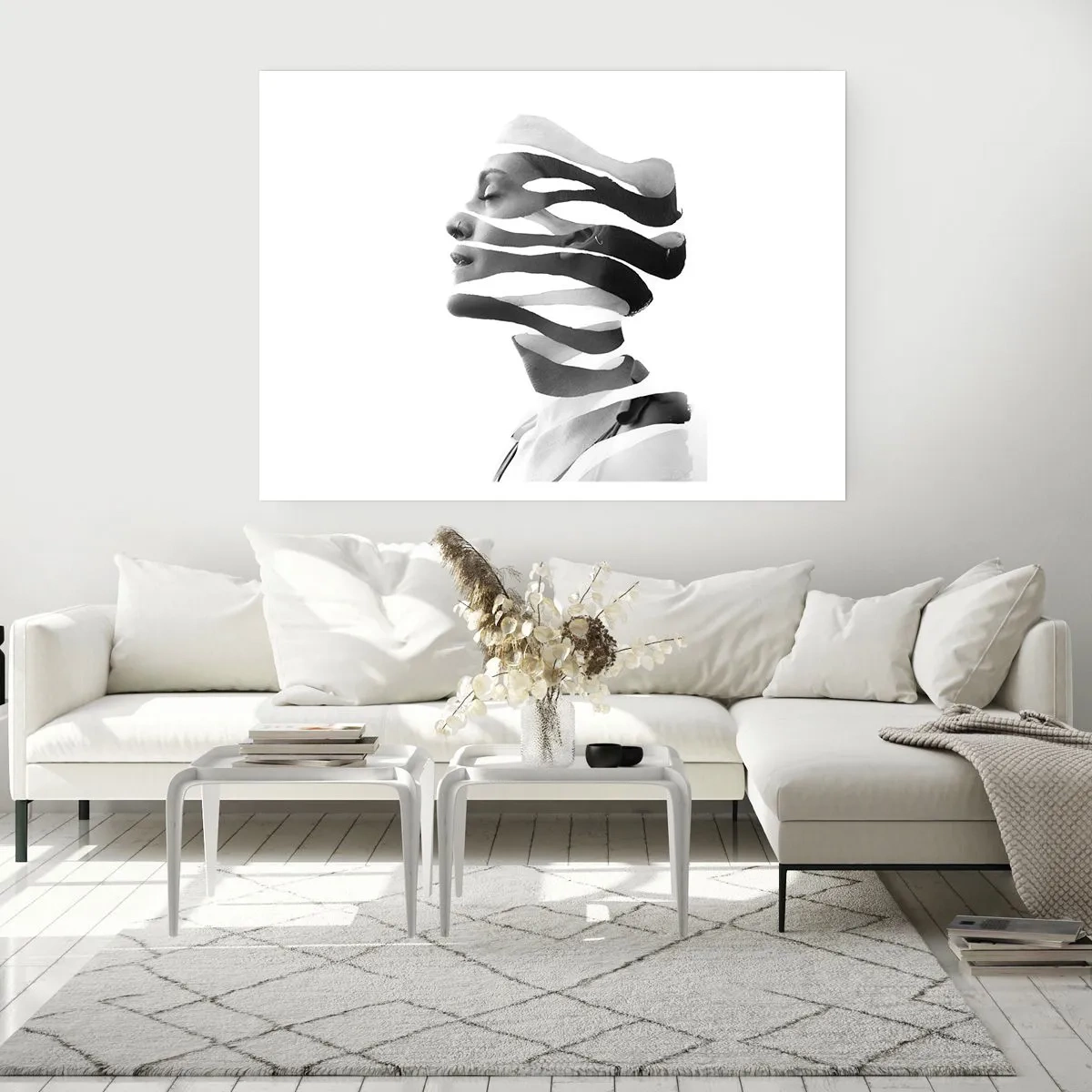 Affiche - Poster - Portrait surréaliste - 50x40 cm