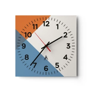 Horloge murale - Pendule murale - Sous cette angle.... - 40x40 cm