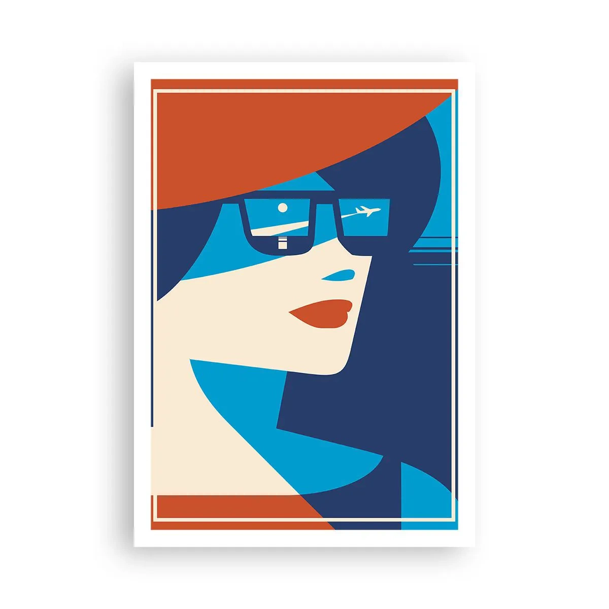 Affiche - Poster - Voyage de vacances - 70x100 cm