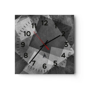 Horloge murale - Pendule murale - Le symbole éternel de durabilité et d'ordre - 30x30 cm