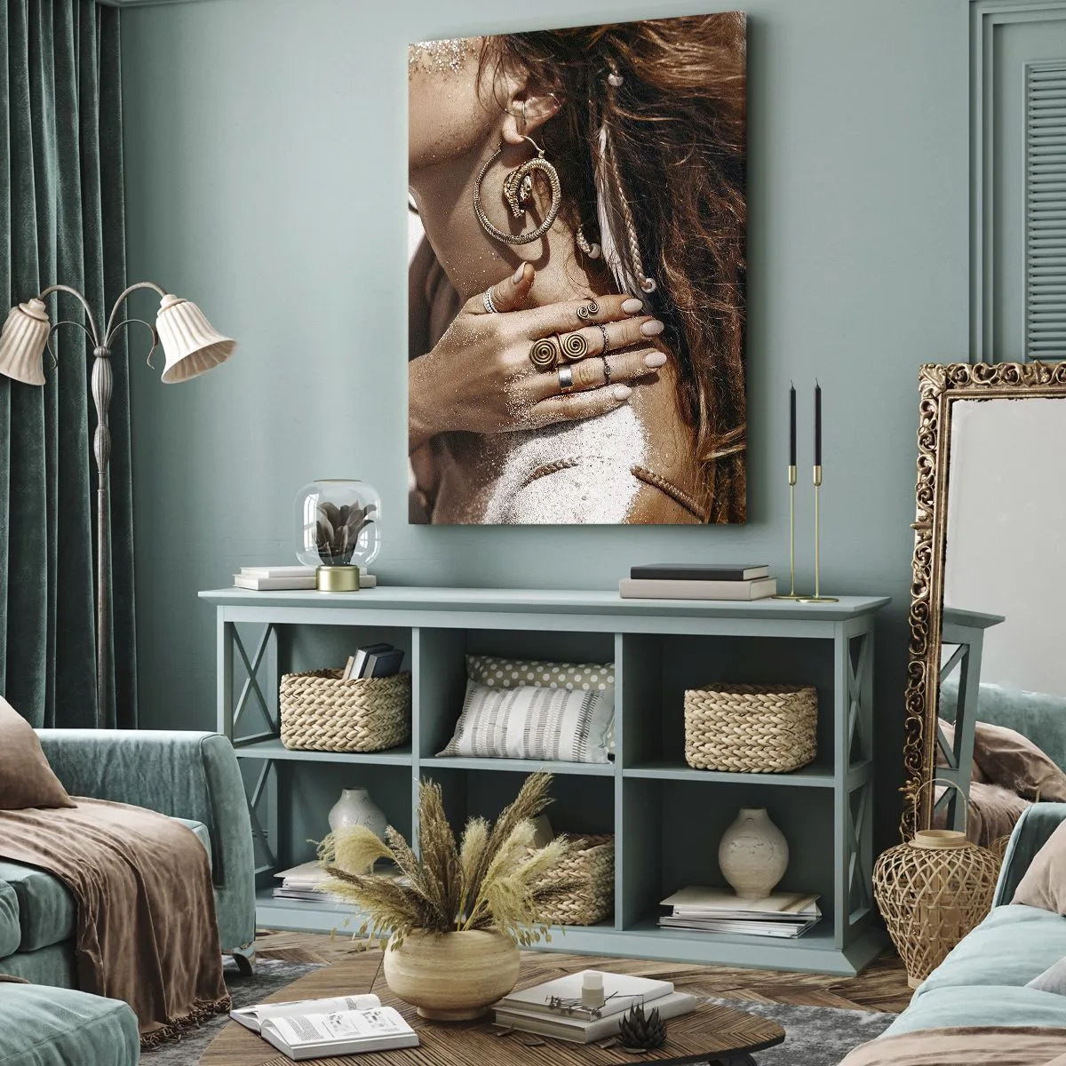 Impression sur toile - Image sur toile - Reine des plages sauvages - 45x80 cm