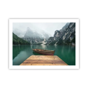 Affiche - Poster - Faire face à la fierté des rochers - 70x50 cm