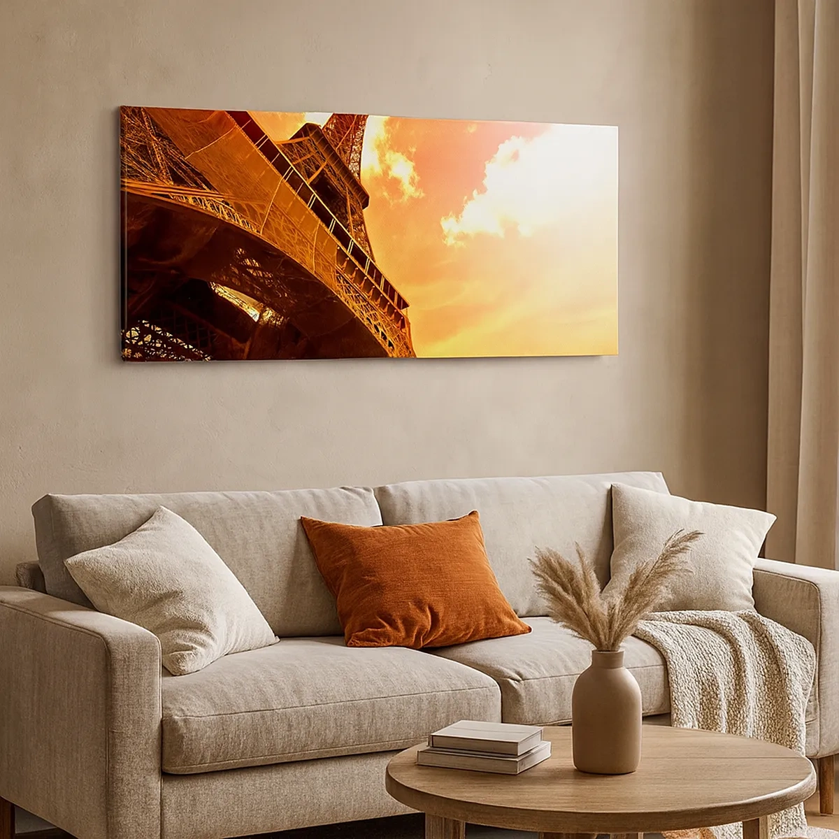 Impression sur toile - Image sur toile - Monumental, car il est doré par le soleil - 30x30 cm