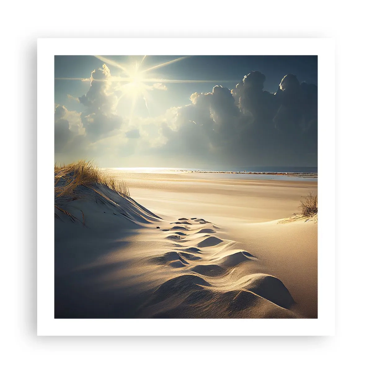 Affiche - Poster - Un paysage apaisant - 60x60 cm