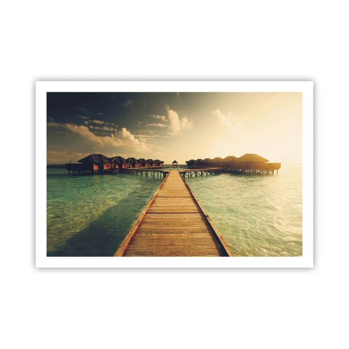 Affiche - Poster - Invitation chaleureuse - 91x61 cm