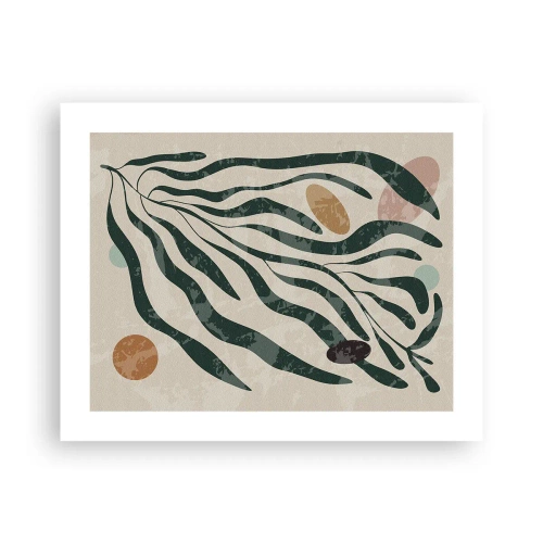 Affiche - Poster - Parmi la verdure - 50x40 cm