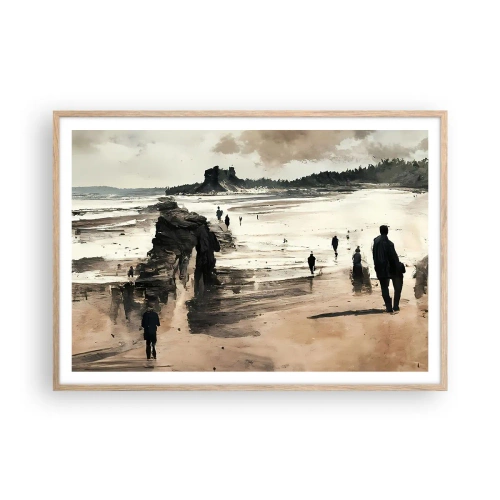 Affiche dans un chêne clair - Poster - Invoqué - 100x70 cm
